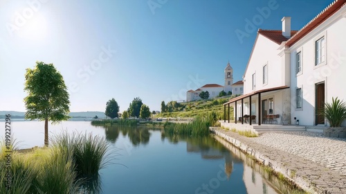 Peaceful Lakeside Village