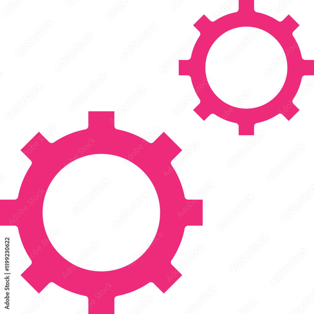 Setting icon single vector illustration Setting icon single vector illustration