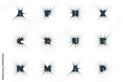 Fire Sparkle Shape 12_Set V-2