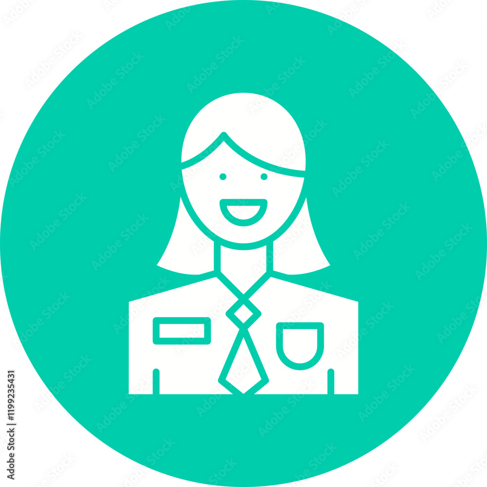 Employee icon single vector illustration Employee icon single vector illustration