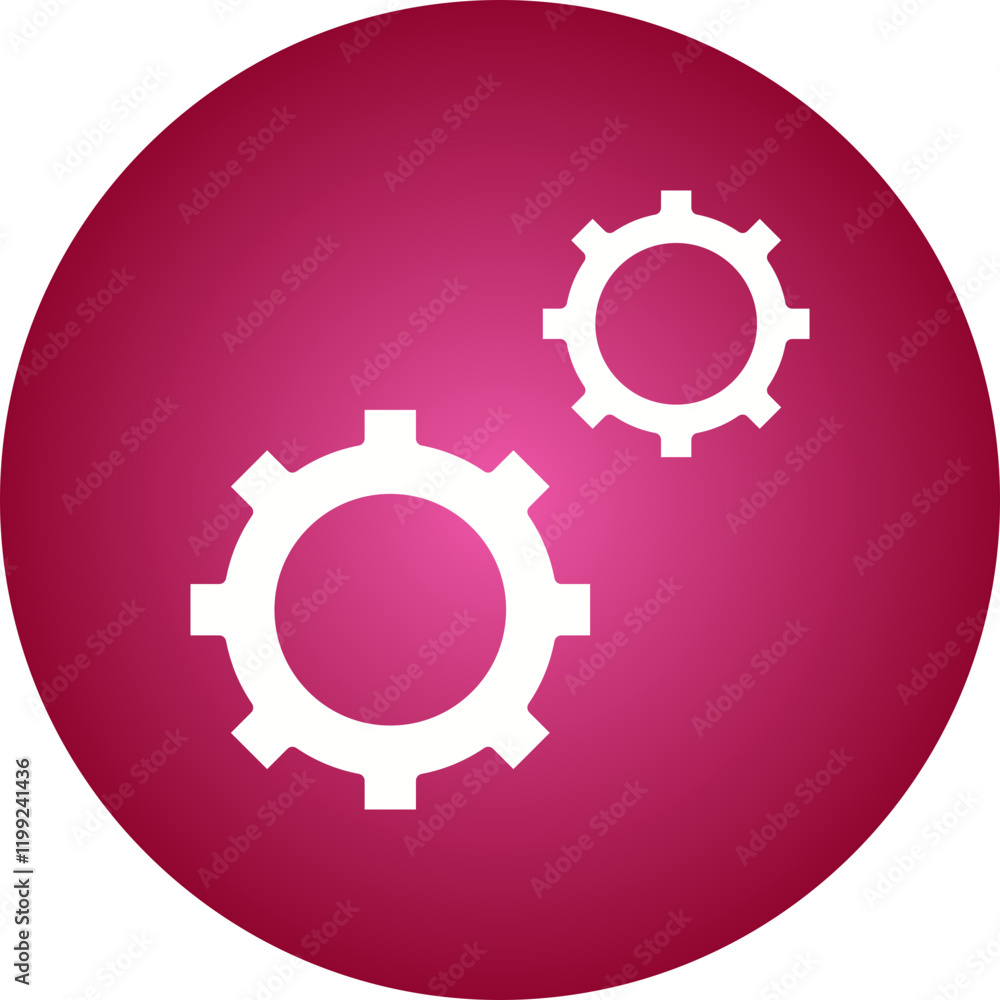 Setting icon single vector illustration Setting icon single vector illustration