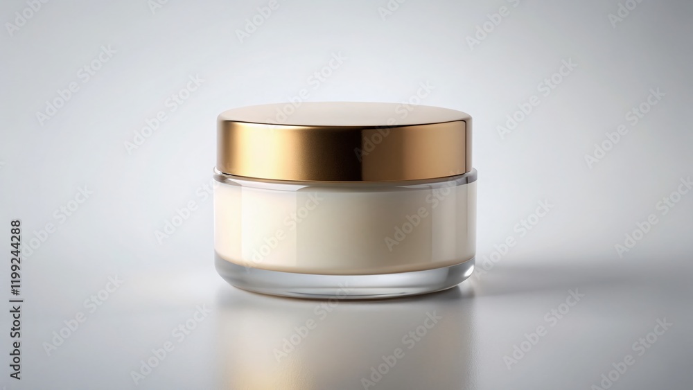 Sleek Cream Jar Mockup - Minimalist Design Sleek Cream Jar Mockup - Minimalist Design