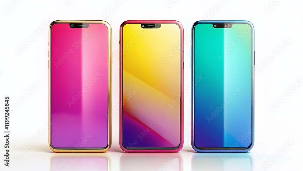 Smartphone Mockups, Blank Screens, Fashion Photography, Design Templates