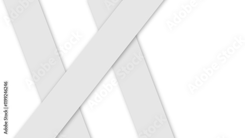 Free Download Abstract white square shape with futuristic concept background. The white and silver are light gray with black the gradient. banner, cover, poster, flyer, brochure. vector illustration - GFXLoad