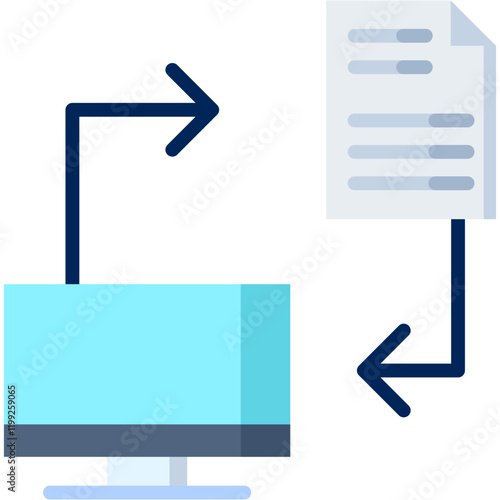 Data Transfer Ftp Icon