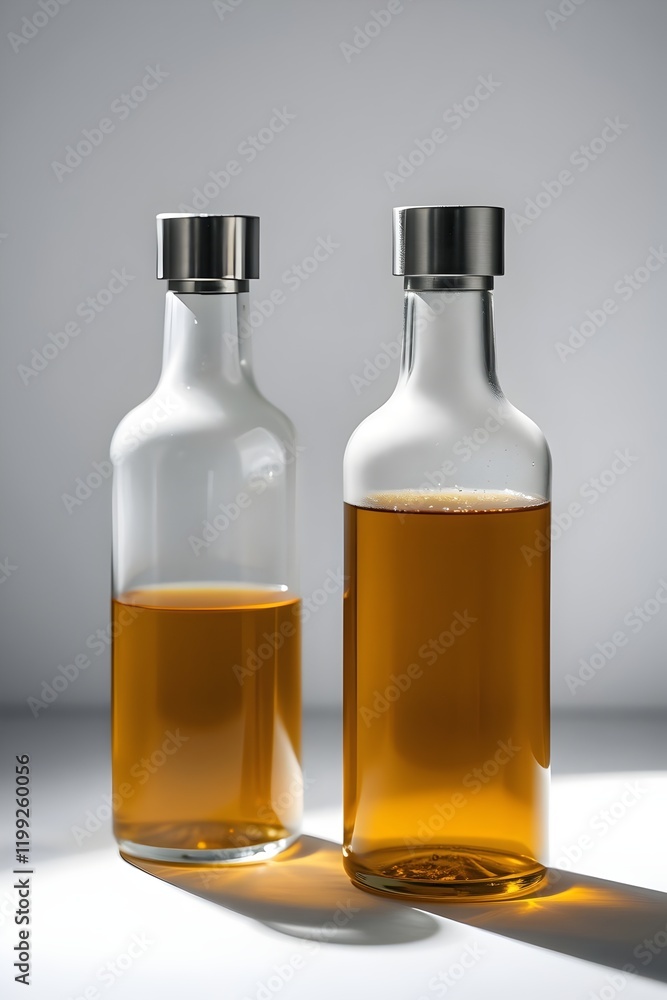 Frosted Glass Oil and Vinegar Dispensers Frosted Glass Oil and Vinegar Dispensers