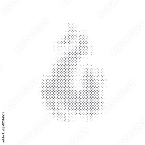 Creative abstract fire halftone background.