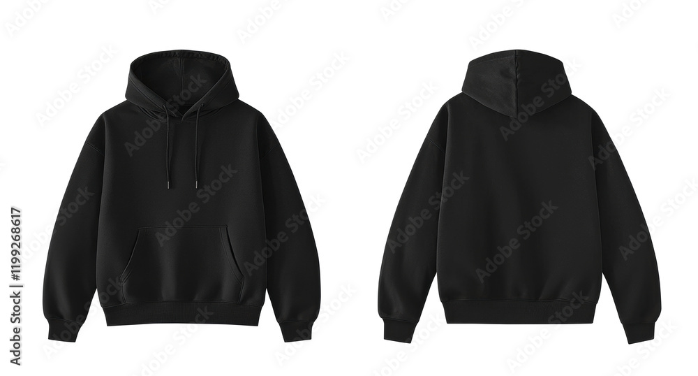 PNG Of Black Blank Hoodie Mockup Front And Back Isolated On transparent Background
PNG Of Black Blank Hoodie Mockup Front And Back Isolated On transparent Background