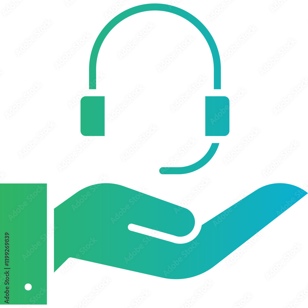 Customer Service icon single vector illustration Customer Service icon single vector illustration