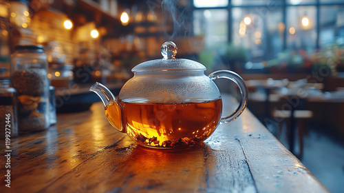 a tea pot on a table