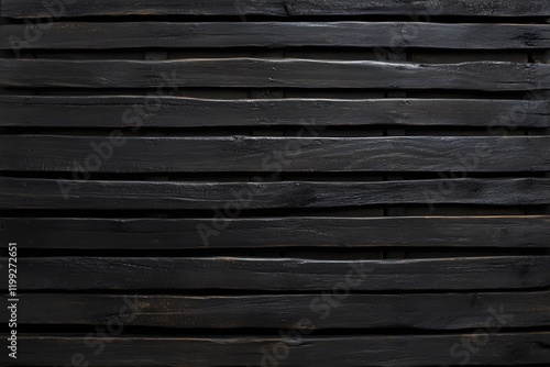 Wallpaper Mural Dark horizontal wooden planks background texture. Torontodigital.ca