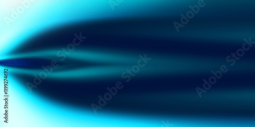 科学実験的な黒と青い高熱ジェットガス噴射炎の断面イメージ（レタッチ＆色彩加工イメージ素材）