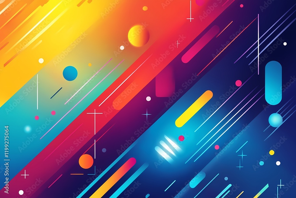 Abstract Colorful Geometric Diagonal Lines Design Abstract Colorful Geometric Diagonal Lines Design