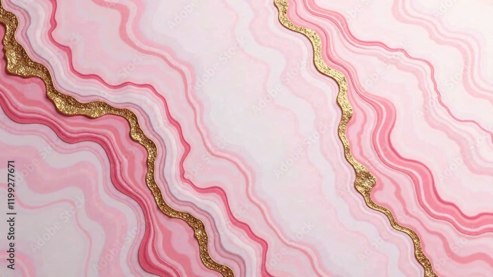 Pastel Pink Marble Gold Highlights AI Art Pastel Pink Marble Gold Highlights AI Art