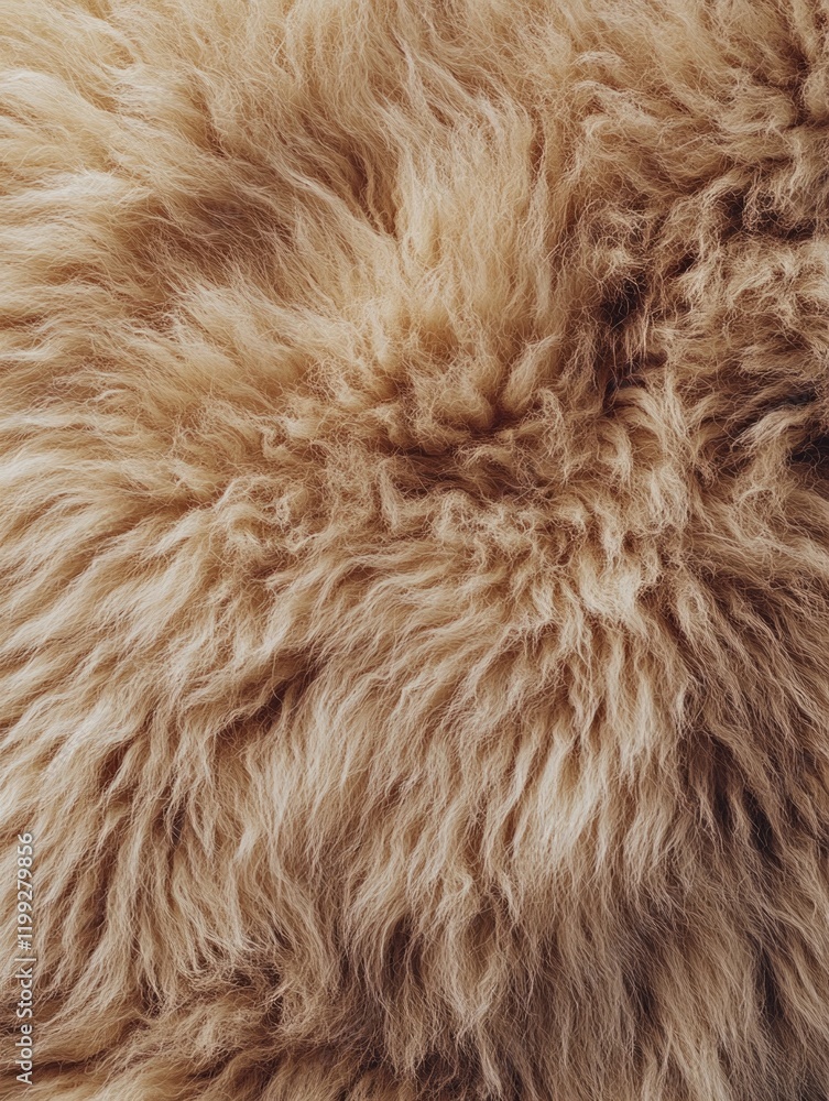 Close-up of a soft, fluffy brown fur material. This texture can be used for various purposes including clothing, blankets, and interior decoration. Close-up of a soft, fluffy brown fur material. This texture can be used for various purposes including clothing, blankets, and interior decoration.