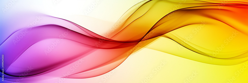Obraz premium Abstract Vibrant Swirling Colorful Waves Background