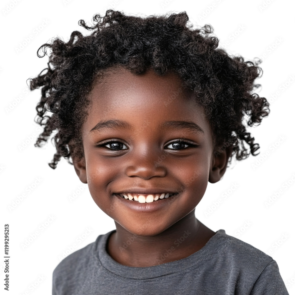 A smiling child isolated on transparent background A smiling child isolated on transparent background