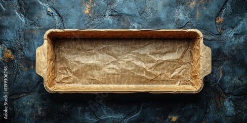 Empty Baking Tray Ready for Delicious Treats photo