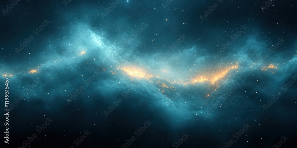 Cosmic Nebula: Celestial Dance of Light and Dark Cosmic Nebula: Celestial Dance of Light and Dark