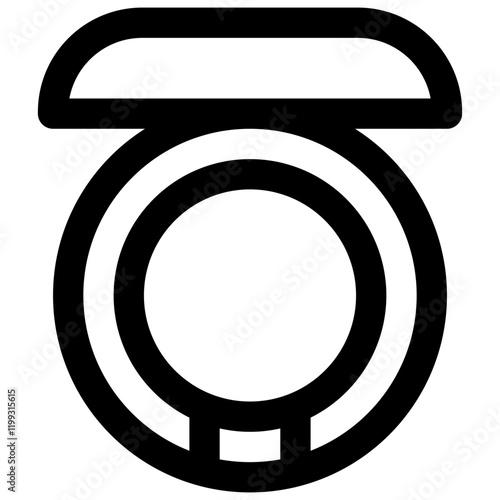 Makeup. Editable stroke vector icon.