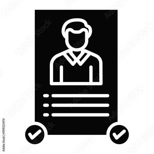 Job Candidate Male Icon