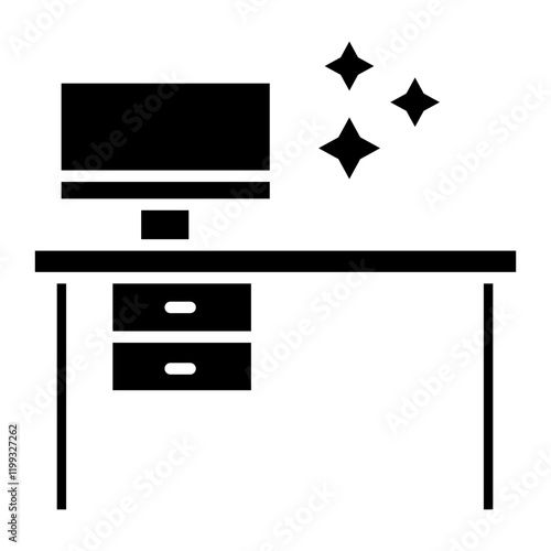 Cleaning Office Icon