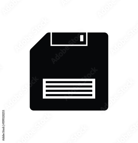 Free Download Floppy disk icon vector illustration isolated on white background. - GFXLoad