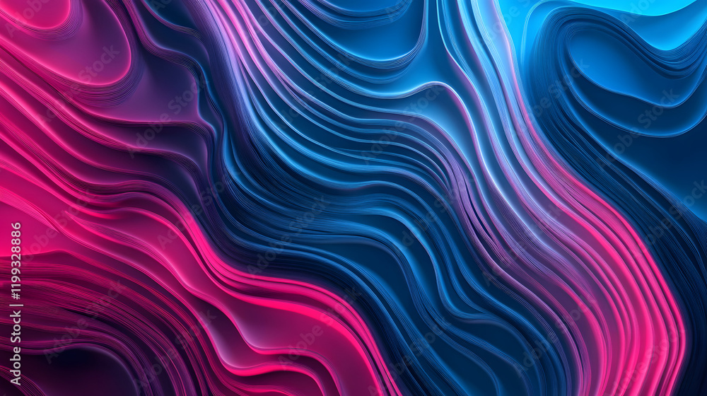 Abstract pink and blue wavy textures creating a mesmerizing flow of color and design Abstract pink and blue wavy textures creating a mesmerizing flow of color and design