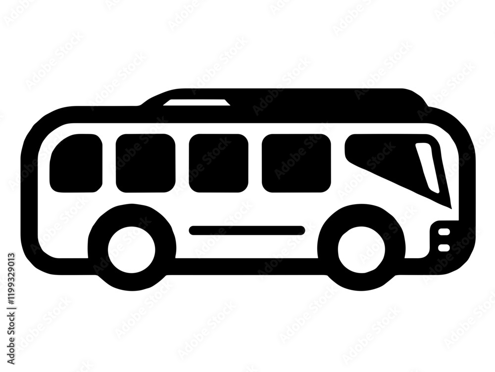 bus silhouette illustration in black and white bus silhouette illustration in black and white