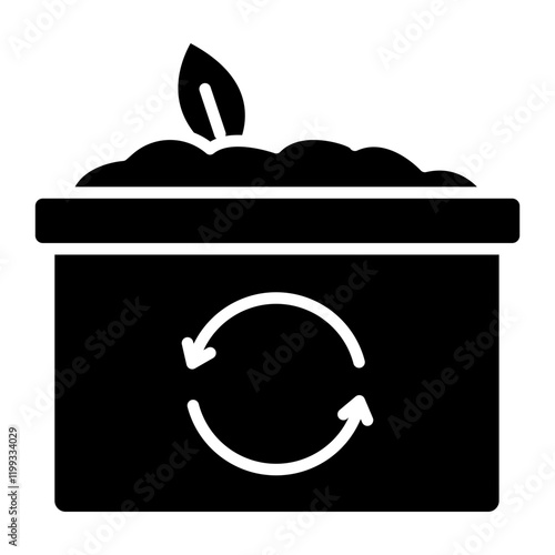 Compost Bin Icon