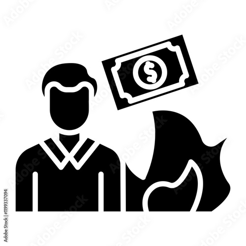 Greed Fueled Fire Icon