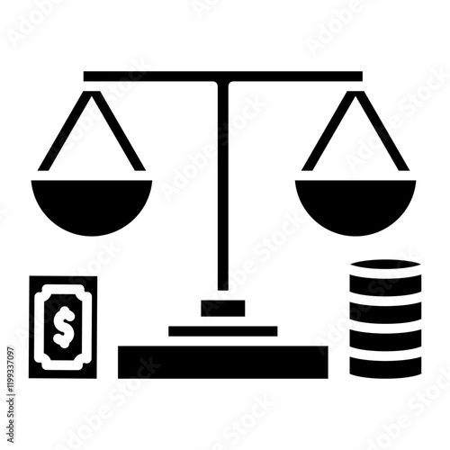 Fraudulent Scales of Justice Icon