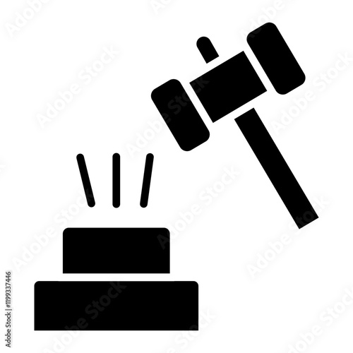 Broken Gavel Icon