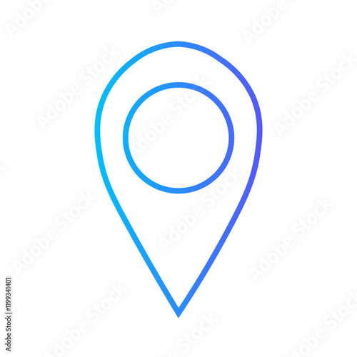 Free Download locator gradient icon - GFXLoad