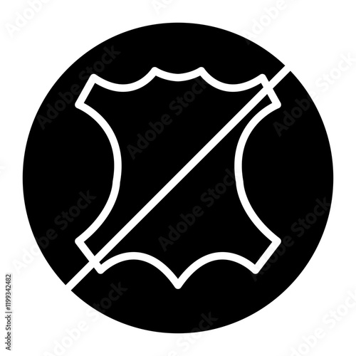 No Leather Icon