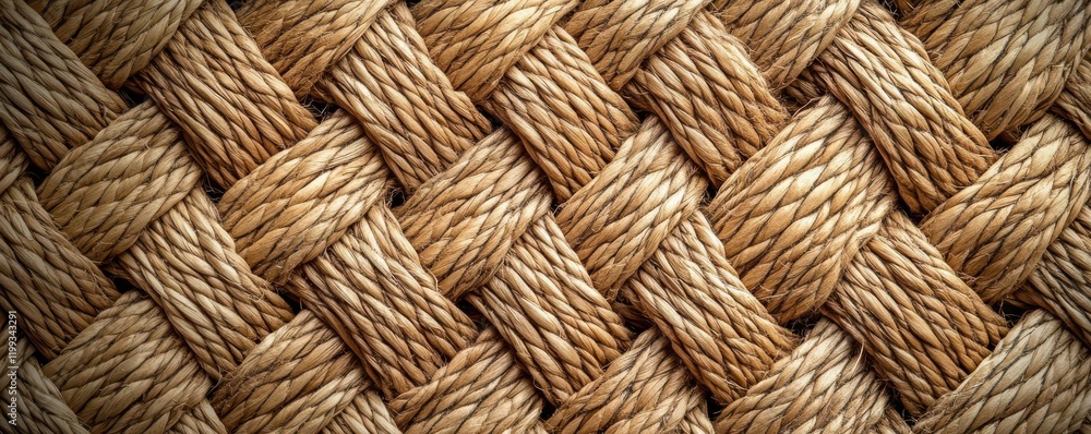 Woven basket texture in natural tones, rustic and traditional handcraft essence Woven basket texture in natural tones, rustic and traditional handcraft essence