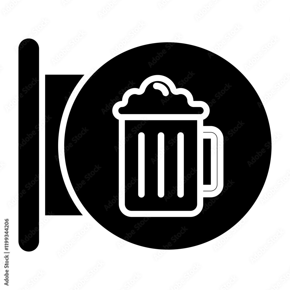 Beer Sign Icon Beer Sign Icon