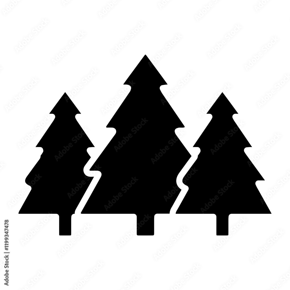 Fototapeta premium Forest Icon