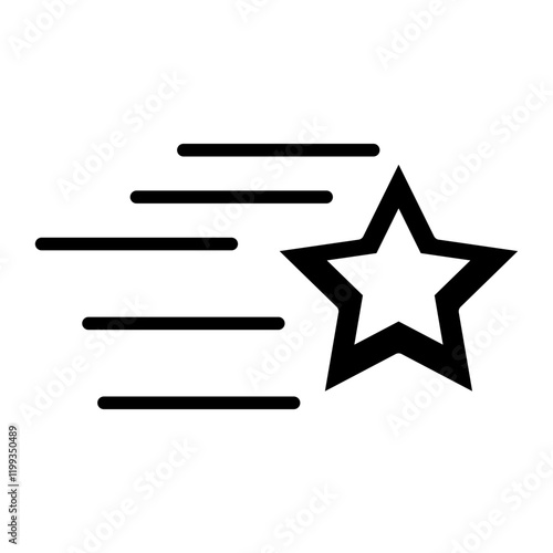 Shooting Star Icon