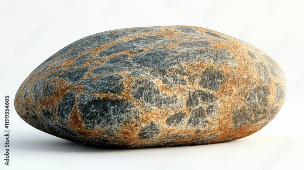 Smooth, Grey and Orange Stone Smooth, Grey and Orange Stone