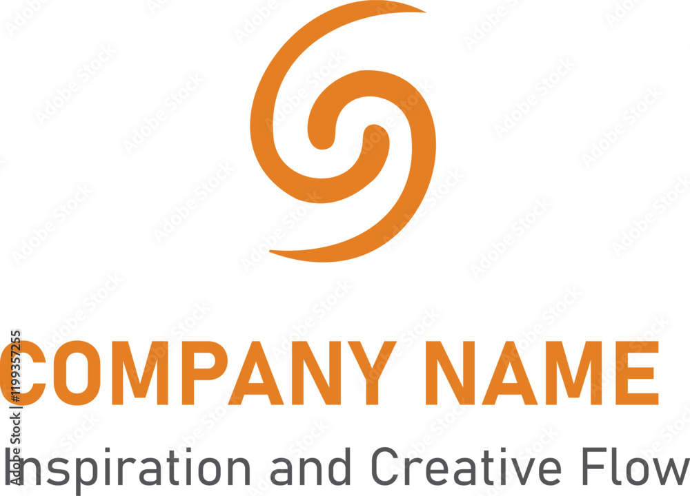 Fototapeta premium Solution Flow Logo