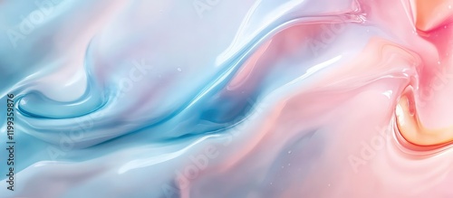 Fluid Abstract Background with Water-Inspired Textures and Soft Color Gradients, Blank Space for Text or Graphics photo