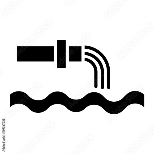 Water Pollution Icon