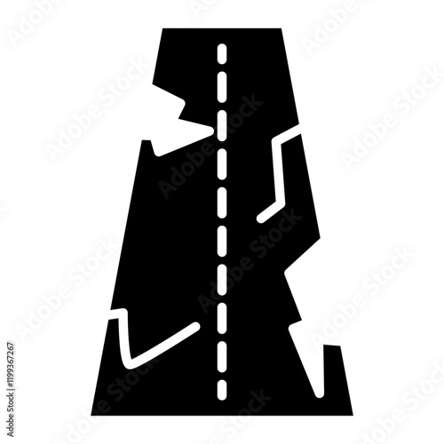 Road Crack Icon