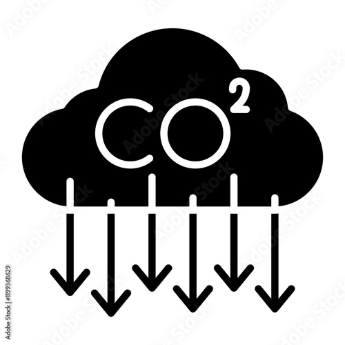 CO2 Pollution Icon