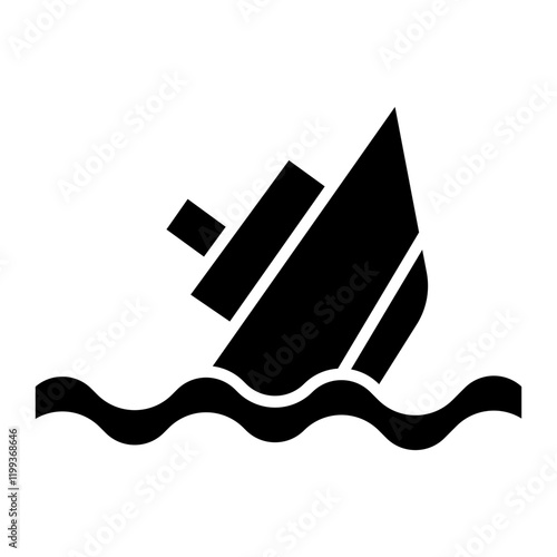 Boat Sink Icon