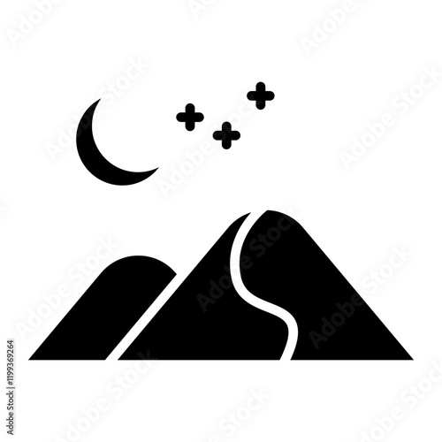 Desert Night Icon