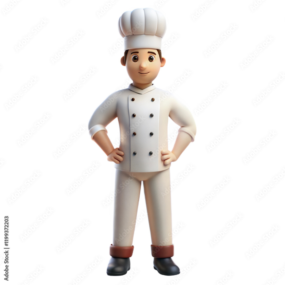 3D Cartoon Chef 3D Cartoon Chef