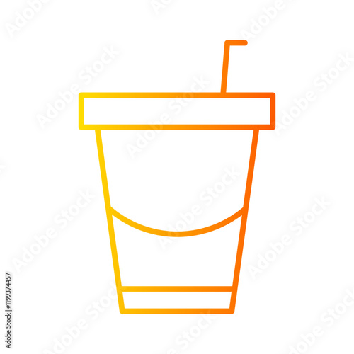 beverage gradient icon