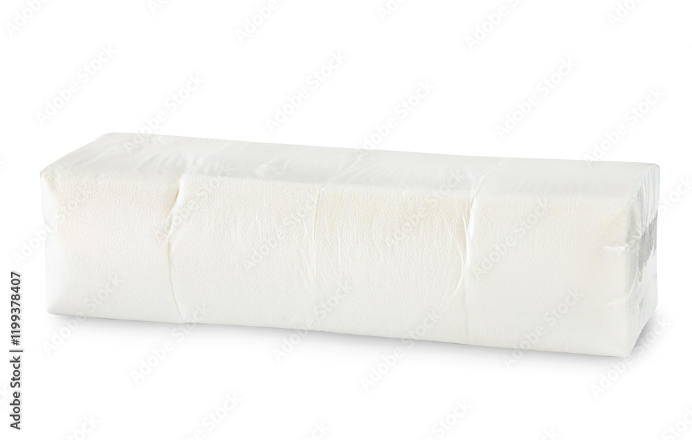 Obraz premium Pack of napkins isolated on white background